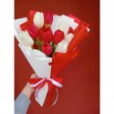 Букет с тюльпанами &laquo;Яркие чувства&raquo;