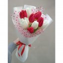 Букет с тюльпанами &laquo;Мое сердечко&raquo;