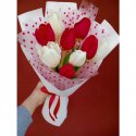 Букет с тюльпанами &laquo;Мое сердечко&raquo;