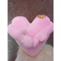 Сердце розовое