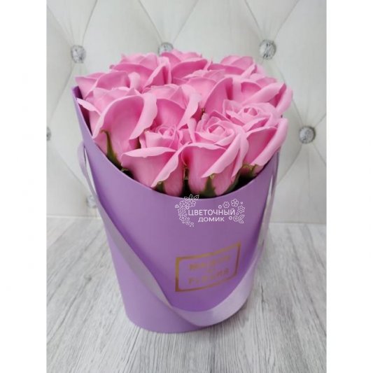 Композиция из мыльных роз (вариант 2)