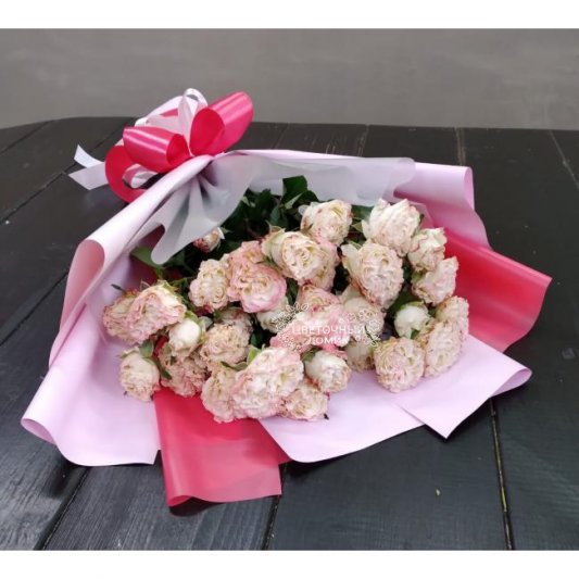 Букет из кустовой розы &laquo;Солнышко мое&raquo;