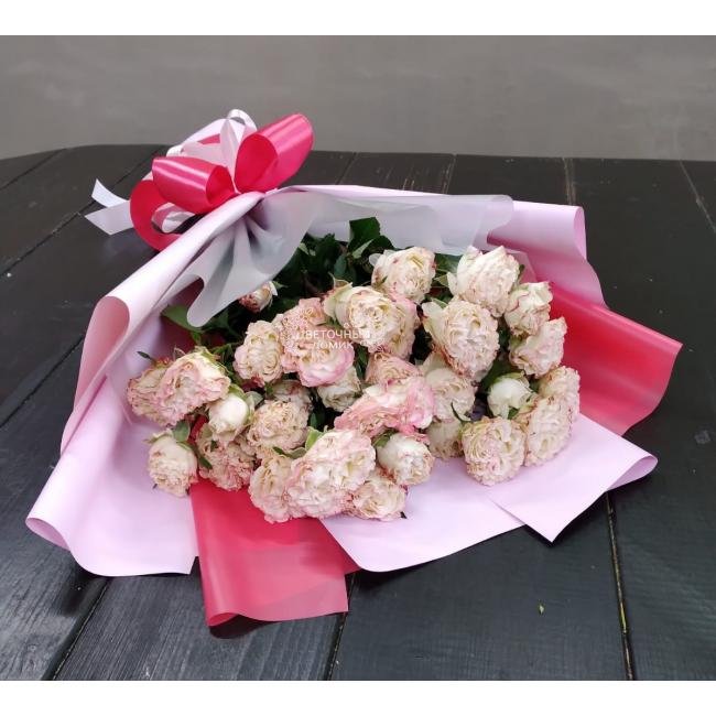 Букет из кустовой розы &laquo;Солнышко мое&raquo; 