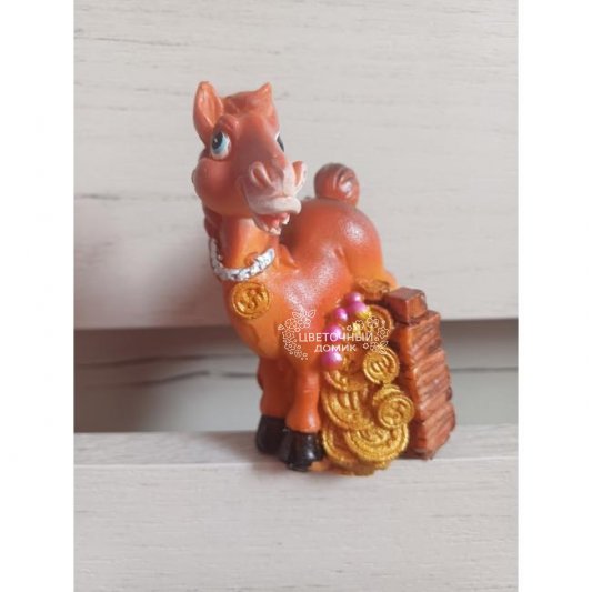 Фигурка Лошадка с деньгами