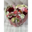 Композиция в коробке &laquo;Сердце-валентинка&raquo;
