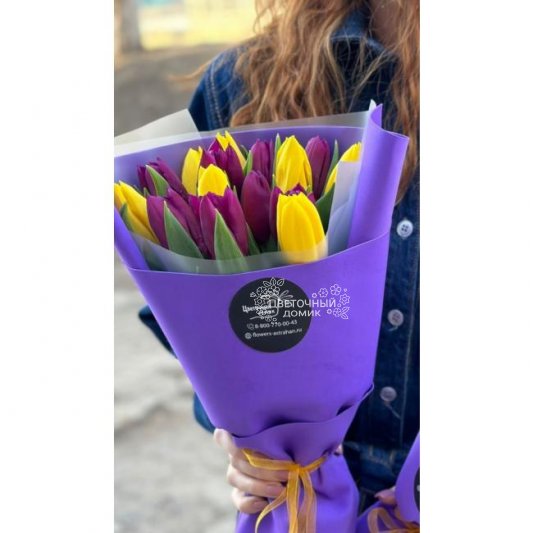 Букет с тюльпанами &laquo;Настроение - Весна!&raquo;