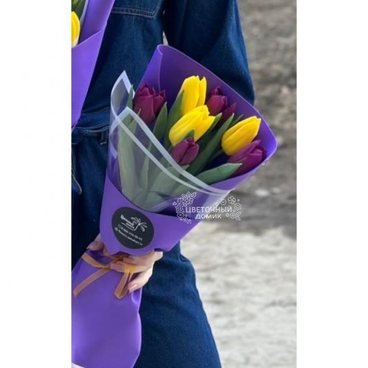Букет с тюльпанами &laquo;Весна весенняя&raquo;