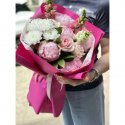 Букет с пионами &laquo;Ты у меня одна&raquo;