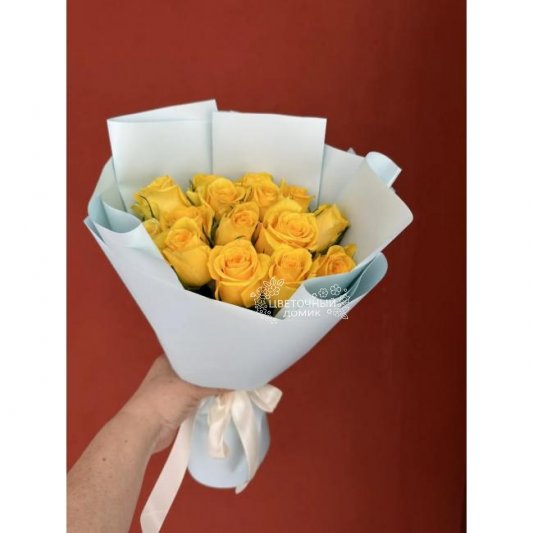 Букет из желтых роз &laquo;Теплое солнышко&raquo;