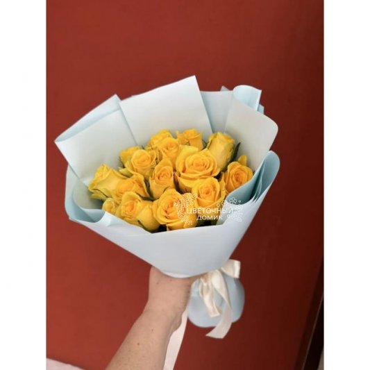 Букет из желтых роз &laquo;Теплое солнышко&raquo;