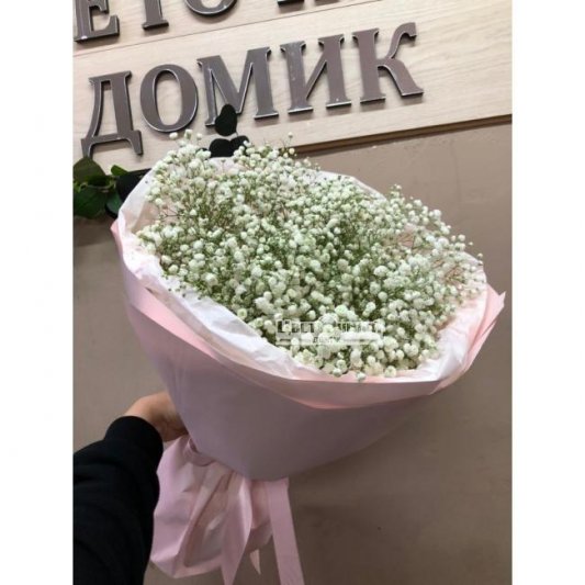 Букет из гипсофилы &laquo;Облако нежности&raquo;