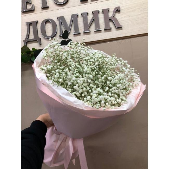 Букет из гипсофилы &laquo;Облако нежности&raquo; 