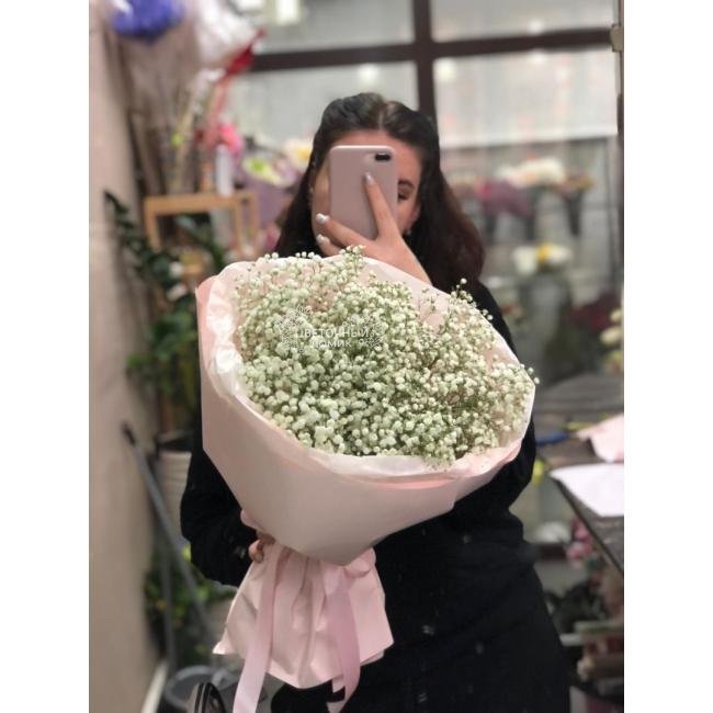 Букет из гипсофилы &laquo;Облако нежности&raquo; 