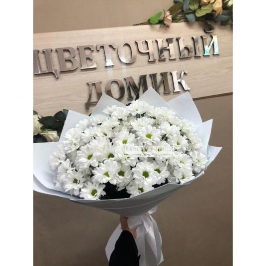 Букет с хризантемами &laquo;Большой букет ромашек&raquo;