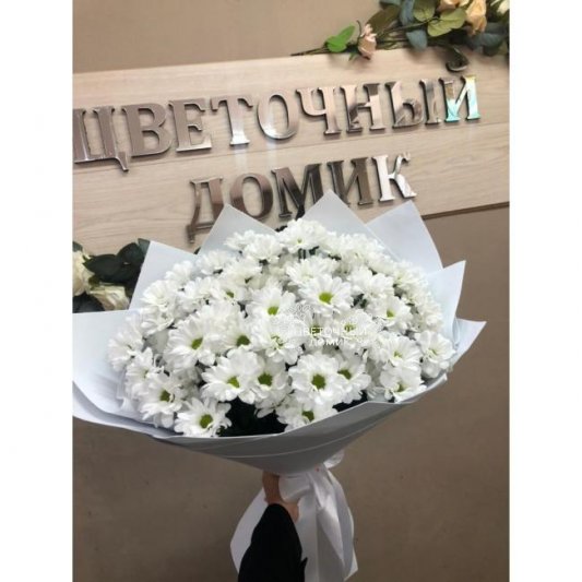 Букет с хризантемами &laquo;Большой букет ромашек&raquo;