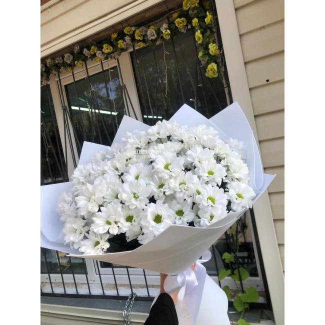 Букет с хризантемами &laquo;Большой букет ромашек&raquo; 