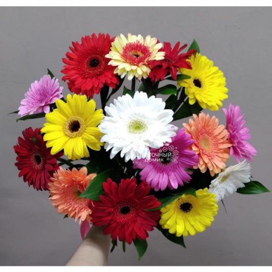Букет с герберами &laquo;Герберы микс&raquo;