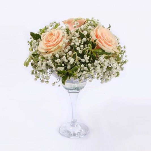 Цветы в бокале 2