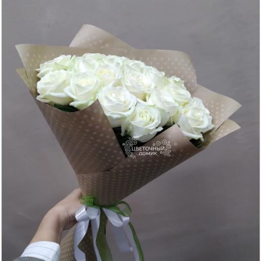 Букет из роз &laquo;Белоснежка&raquo;