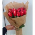 Букет с тюльпанами &laquo;15 розовых тюльпанов&raquo;