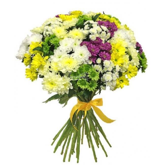 Букет с хризантемами &laquo;Феличита&raquo; 