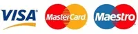 Онлайн оплата на сайте - Visa, MasterCard, Maestro